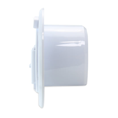 Leisure Cords RV Power Cord Utility Hatch Weatherproof Rectangle Door 4.3 Inch x 2.3 Inch (White)