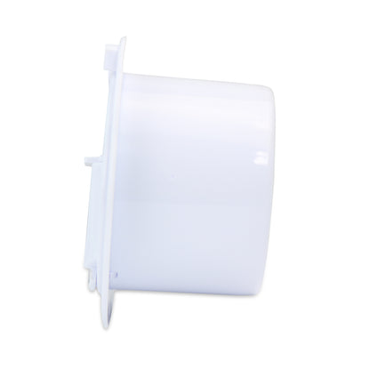 Leisure Cords RV Power Cord Utility Hatch Weatherproof Round Door 4.6 Inch x 2.6 Inch (White)