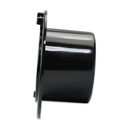 Leisure Cords RV Power Cord Utility Hatch Weatherproof Round Door 5.13 Inch x 2.38 Inch (Black)