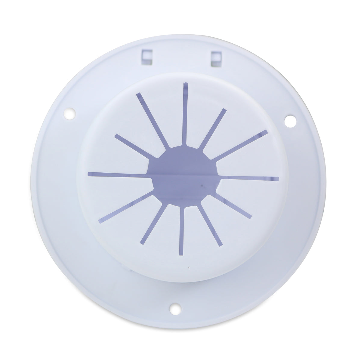 Leisure Cords RV Power Cord Utility Hatch Weatherproof Round Door 5.13 Inch x 2.38 Inch (White)