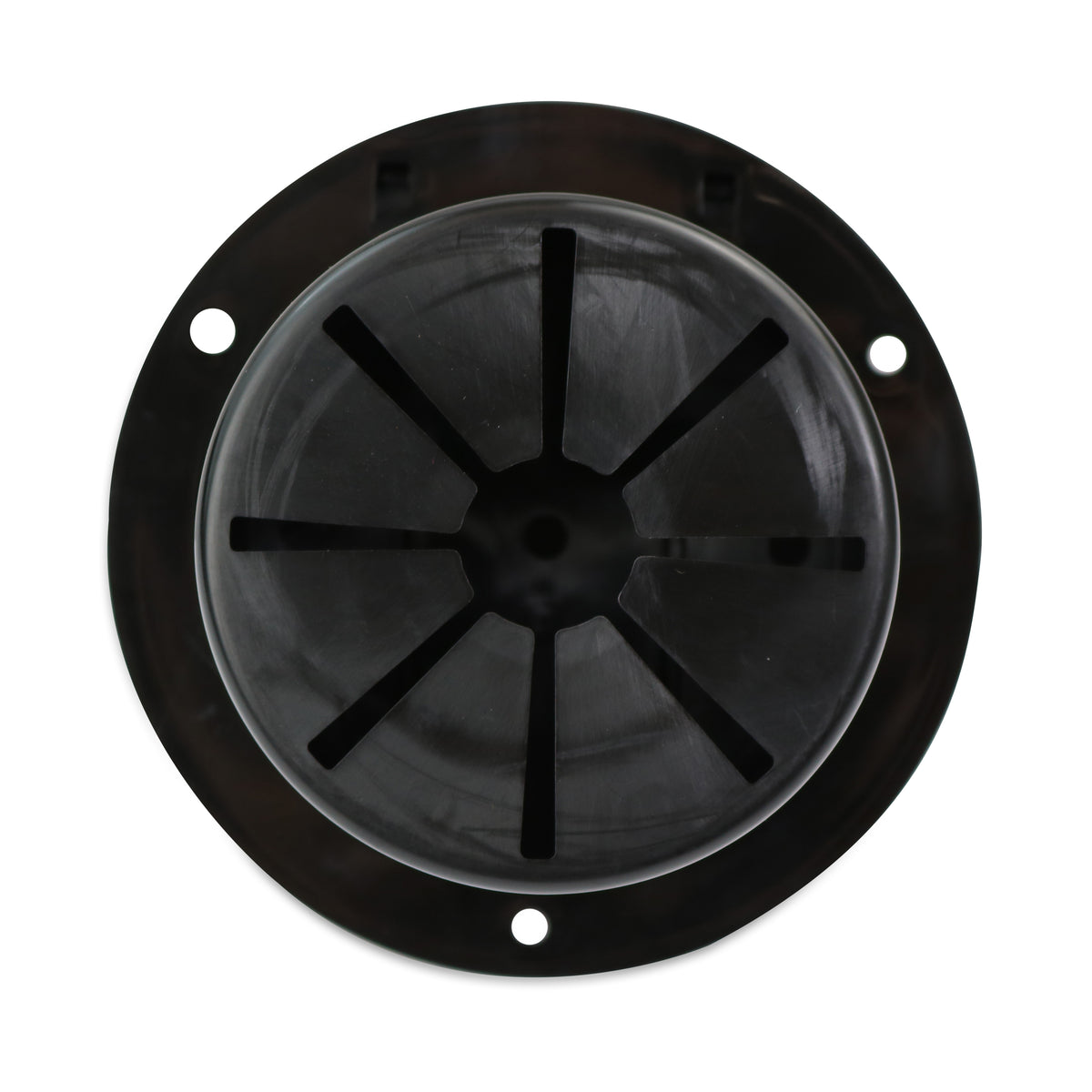Leisure Cords RV Power Cord Utility Hatch Weatherproof Round Door 4.6 Inch x 2.6 Inch (Black)