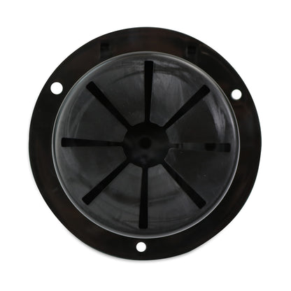 Leisure Cords RV Power Cord Utility Hatch Weatherproof Round Door 4.6 Inch x 2.6 Inch (Black)