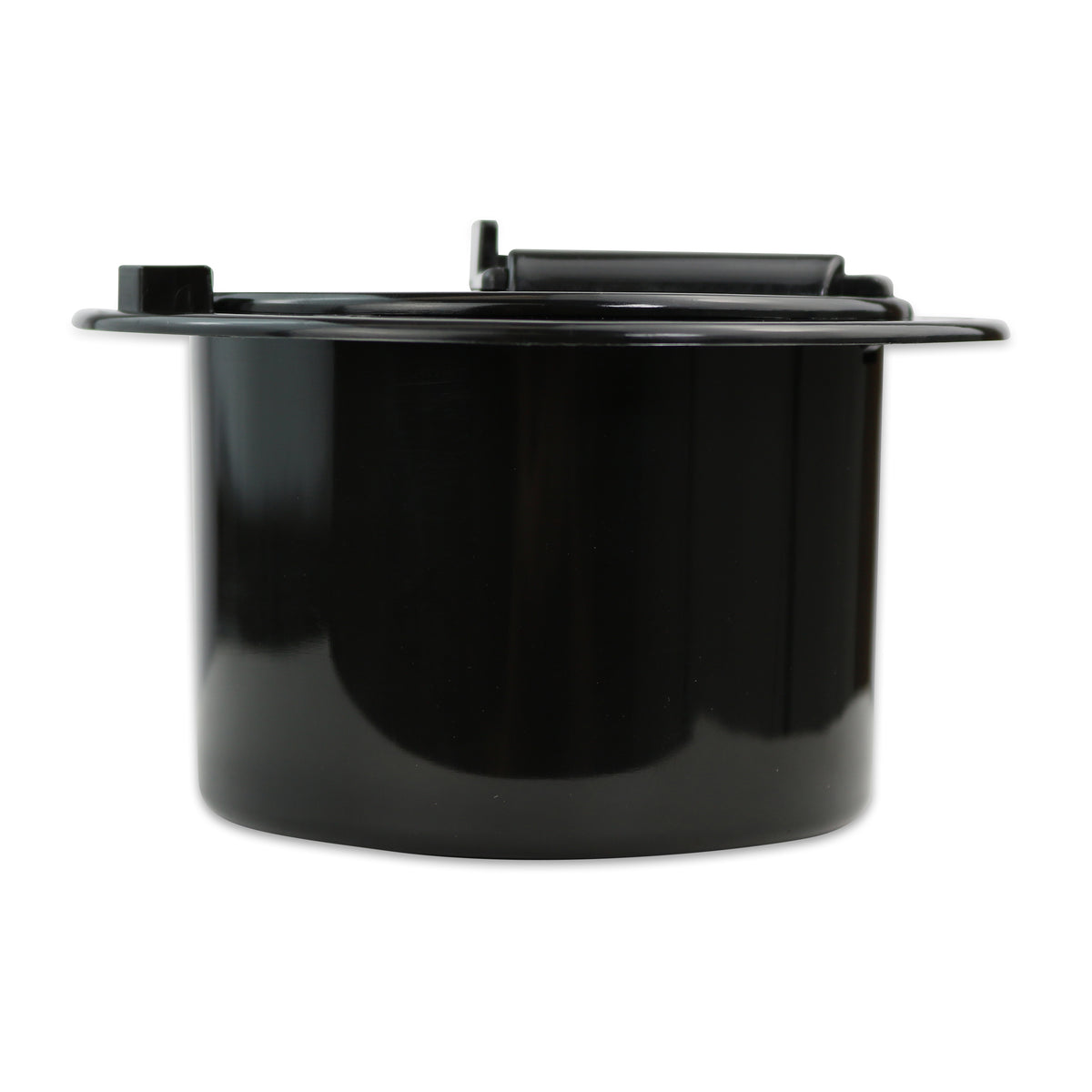 Leisure Cords RV Power Cord Utility Hatch Weatherproof Round Door 4.6 Inch x 2.6 Inch (Black)