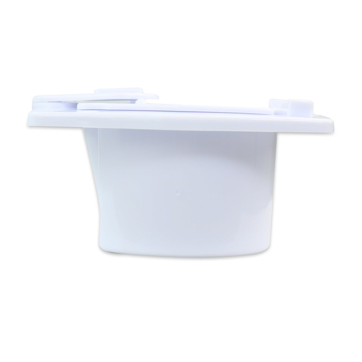 Leisure Cords RV Power Cord Utility Hatch Weatherproof Octagon Door 4.31 Inch x 3.88 Inch (White)