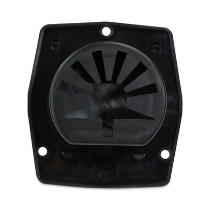 Leisure Cords RV Power Cord Utility Hatch Weatherproof Octagon Door 4.31 Inch x 3.88 Inch (Black)