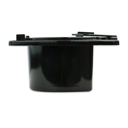 Leisure Cords RV Power Cord Utility Hatch Weatherproof Octagon Door 4.31 Inch x 3.88 Inch (Black)