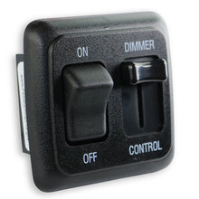 Leisure Coachworks 12V RV Contemporary Double On Off Toggle with Side Dimmer Switch 3.02 Inch x 2.83 Inch x 1.5 Inch (Black)