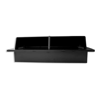 Leisure Coachworks RV Exhaust Vent Cover Replacement for 11.7 Inch x 5.2 Inch Rangehood (Black)
