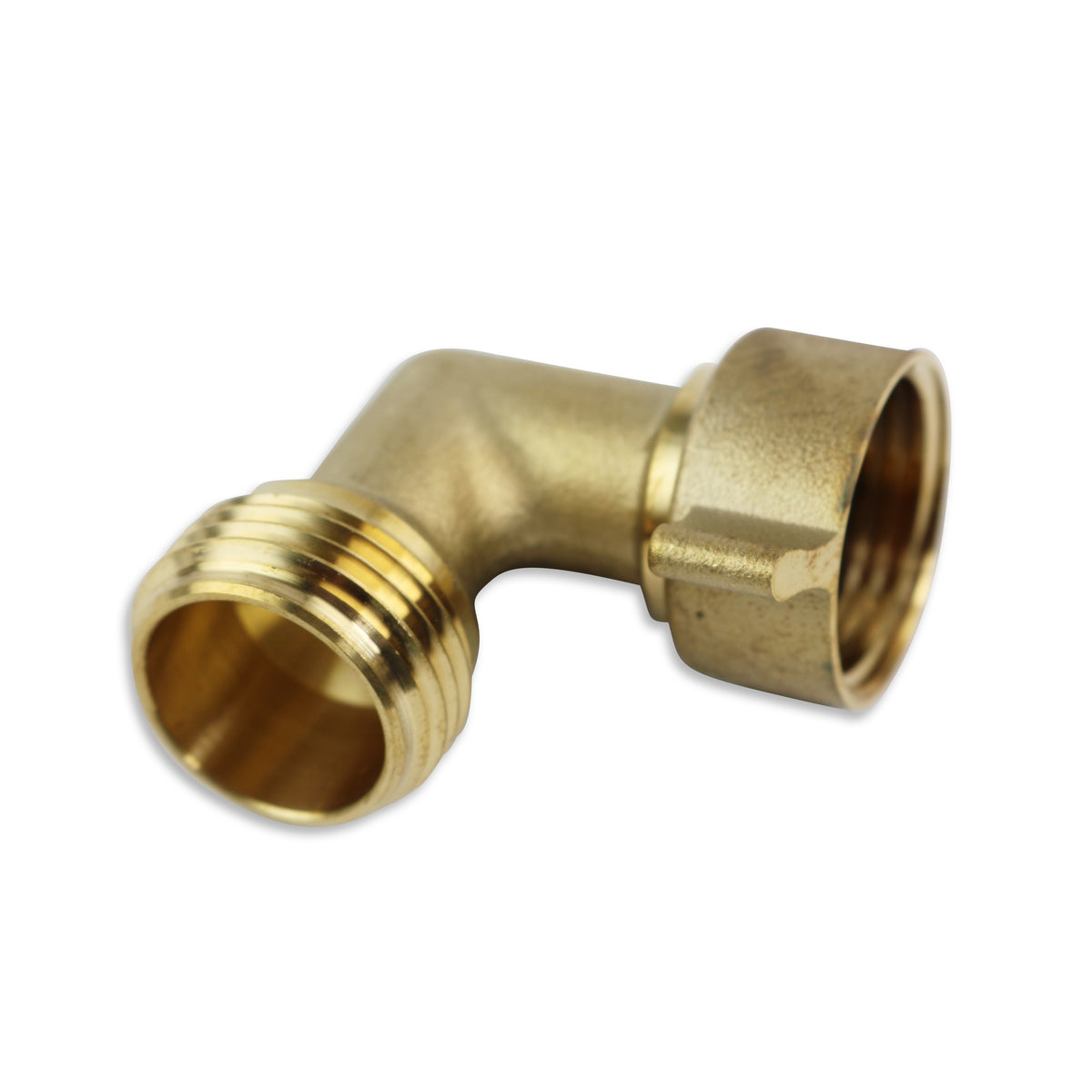 Leisure Coachworks RV 90 Degree Elbow for 3/4 Inch Water Intake Fitting Solid Brass (Brass)