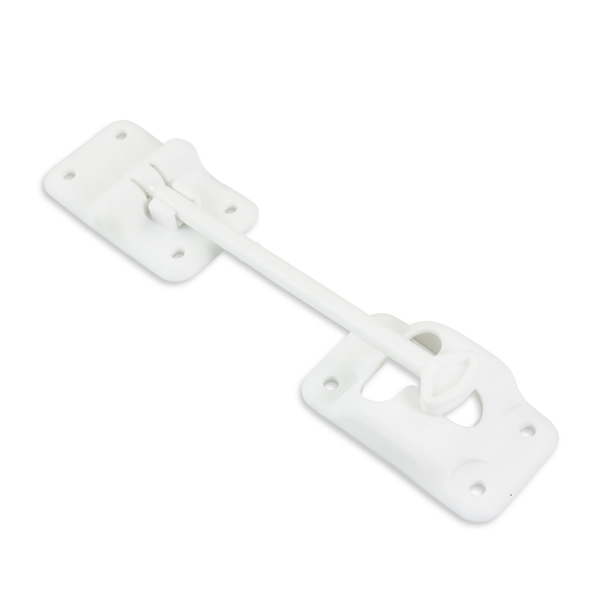Leisure Coachworks RV Baggage Door Catch Holds Compartment Doors Open T Style 6 Inch (White)