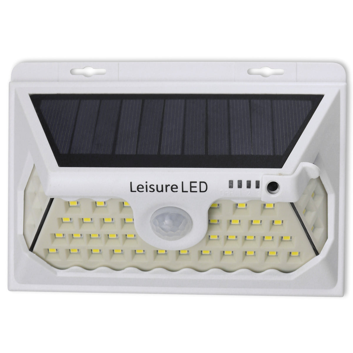 Leisure LED 12V RV Exterior LED Solar Light Cool White with Switch 3 Mode Motion Sensor 6 Inch (White)