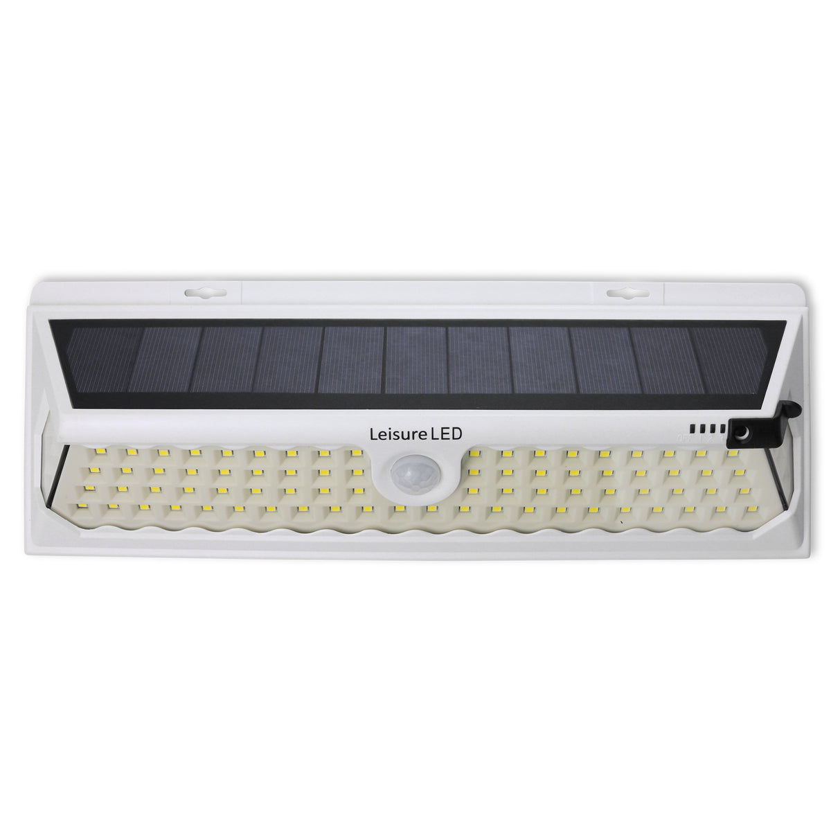 Leisure LED 12V RV Exterior LED Solar Light Cool White with Switch 3 Mode Motion Sensor 12 Inch (White)