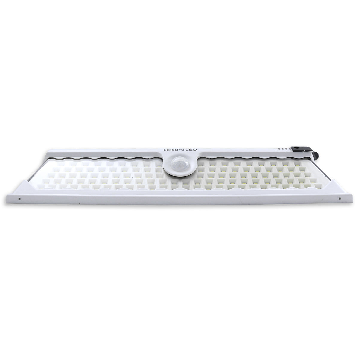 Leisure LED 12V RV Exterior LED Solar Light Cool White with Switch 3 Mode Motion Sensor 120SMD 12 Inch (White)