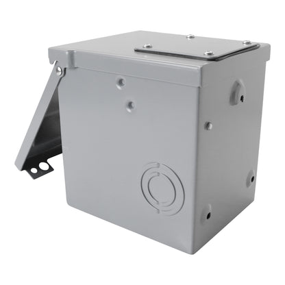 Leisure Cords 50AMP RV Generator Power Inlet Box NEMA 14-50R 5 Inch (Grey)