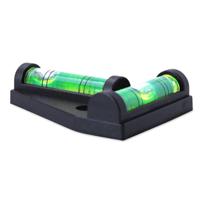 Leisure Coachworks RV Bubble Level Multipurpose 2 Way T Level 1.63 Inch x 2.25 Inch x 0.5 Inch (Black)