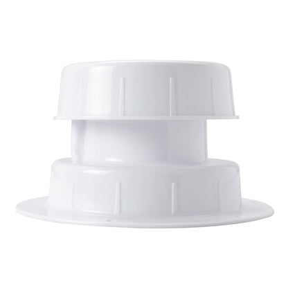 Leisure Coachworks RV Plumbing Roof Vent Cap Replacement for 1 Inch to 2.38 Inch Sewer Vent Cap (White)
