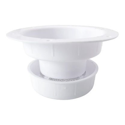 Leisure Coachworks RV Plumbing Roof Vent Cap Replacement for 1 Inch to 2.38 Inch Sewer Vent Cap (White)
