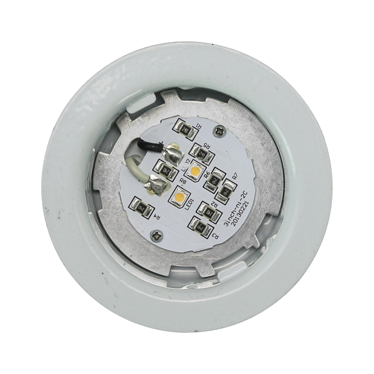 Leisure LED 12V RV Interior LED Recessed Light Natural White with Frosted Glass Lens Aluminum Housing 3 Inch (White)