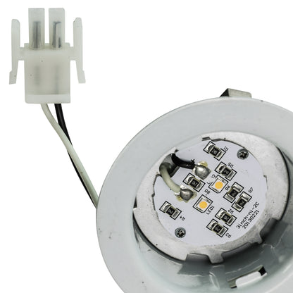 Leisure LED 12V RV Interior LED Recessed Light Natural White with Frosted Glass Lens Aluminum Housing 3 Inch (White)