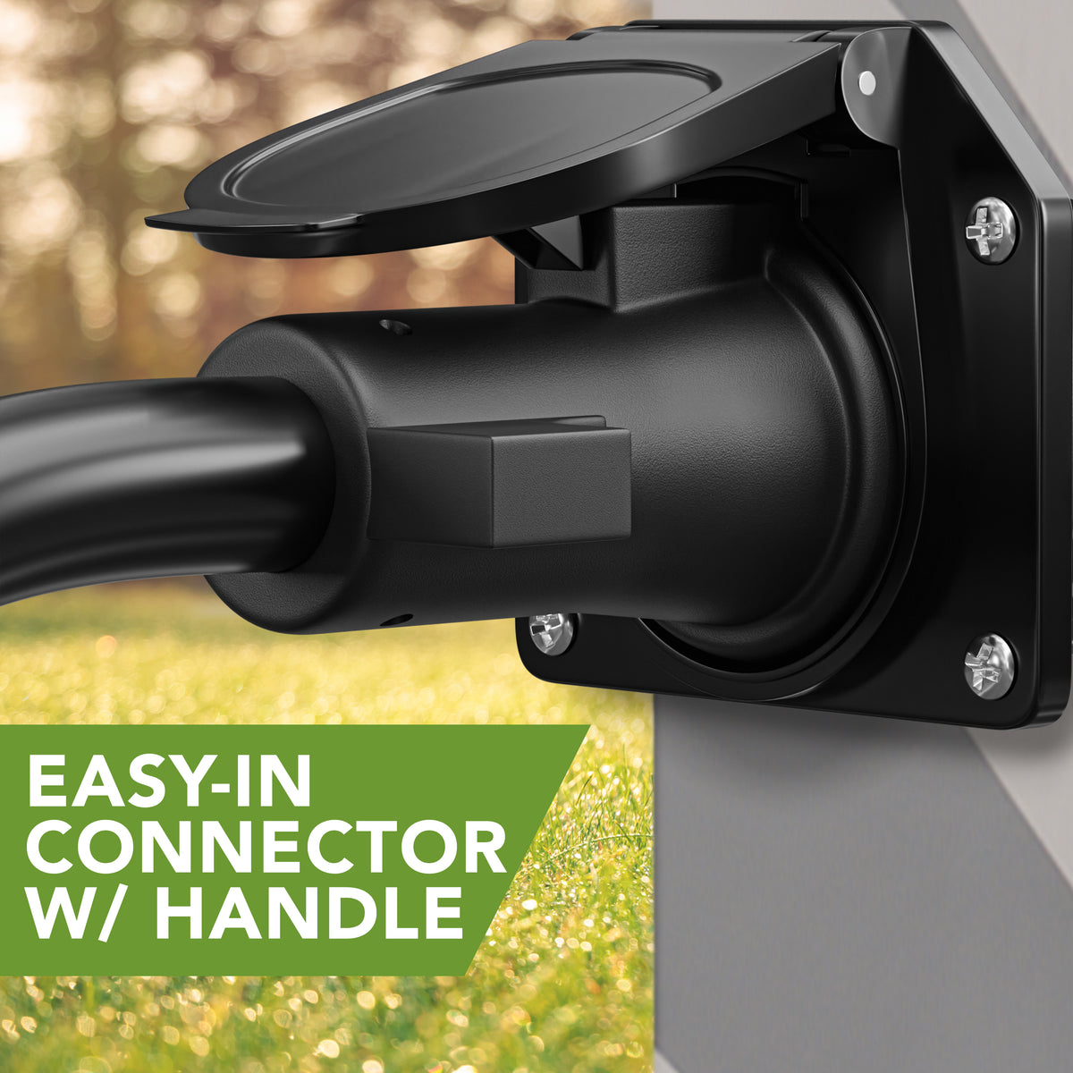 Leisure Cords 7 Way Inline Trailer Plug Extension Cord Wiring Harness 15 Feet (Black)
