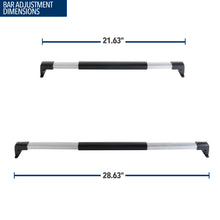 Leisure Coachworks RV Adjustable Cross Bar Grab Handle for Screen Door 21.63 Inch to 28.63 Inch (Metal)