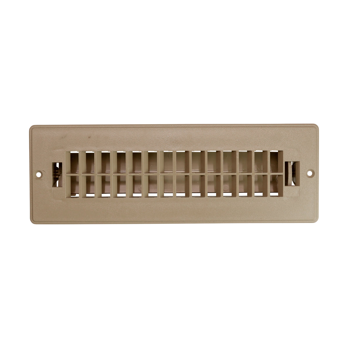 Leisure Coachworks RV Floor Register Dampered 10 Inch x 2 Inch (Tan)