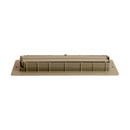 Leisure Coachworks RV Floor Register Dampered 10 Inch x 2 Inch (Tan)