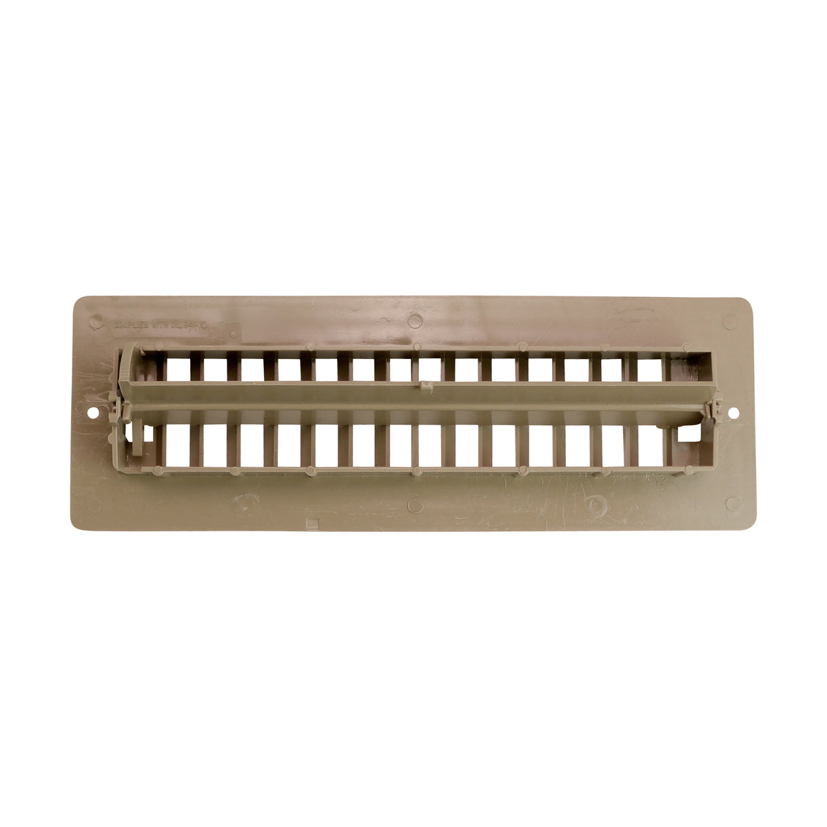 Leisure Coachworks RV Floor Register Dampered 10 Inch x 2 Inch (Tan)