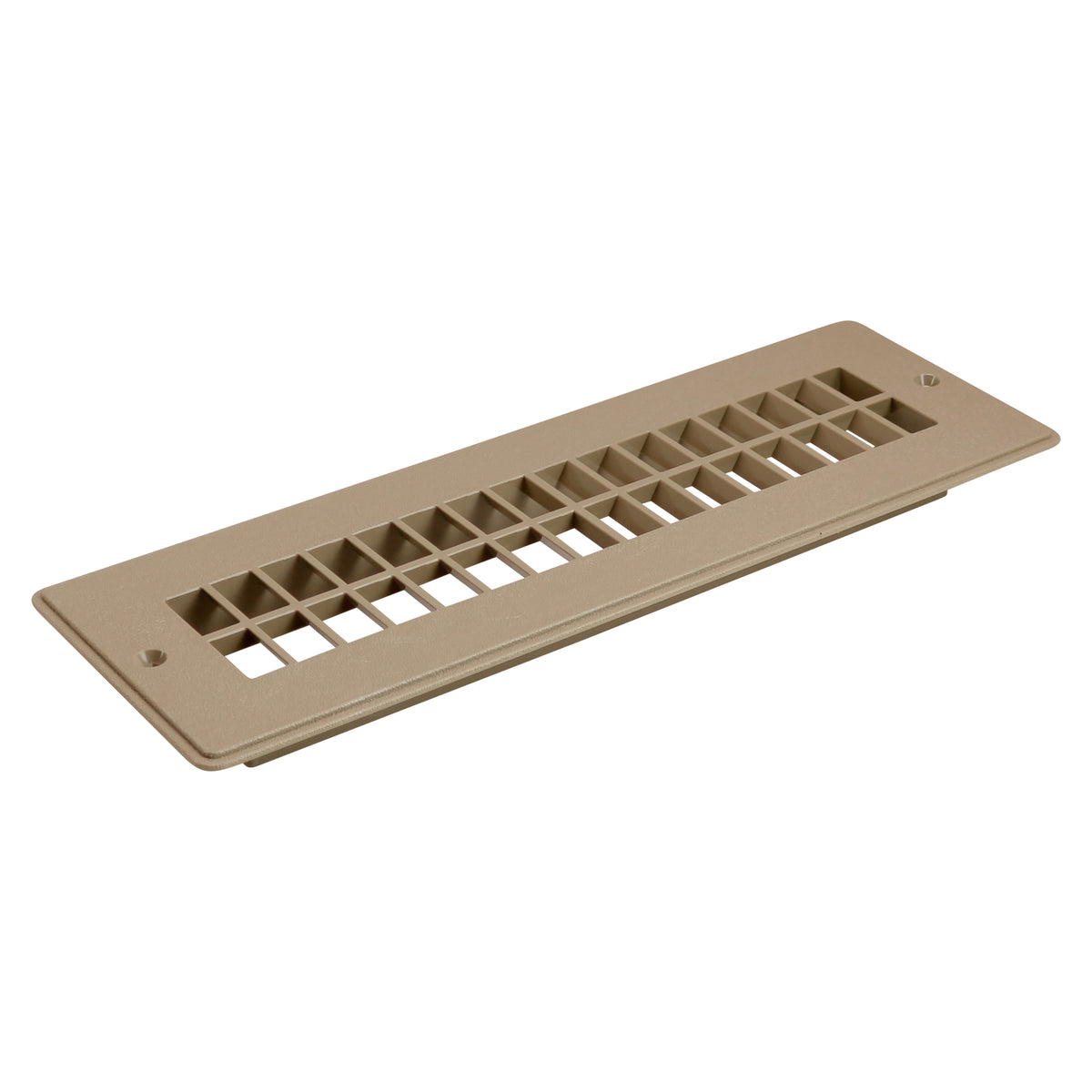 Leisure Coachworks RV Floor Register Uncloseable 10 Inch x 2 Inch (Tan)