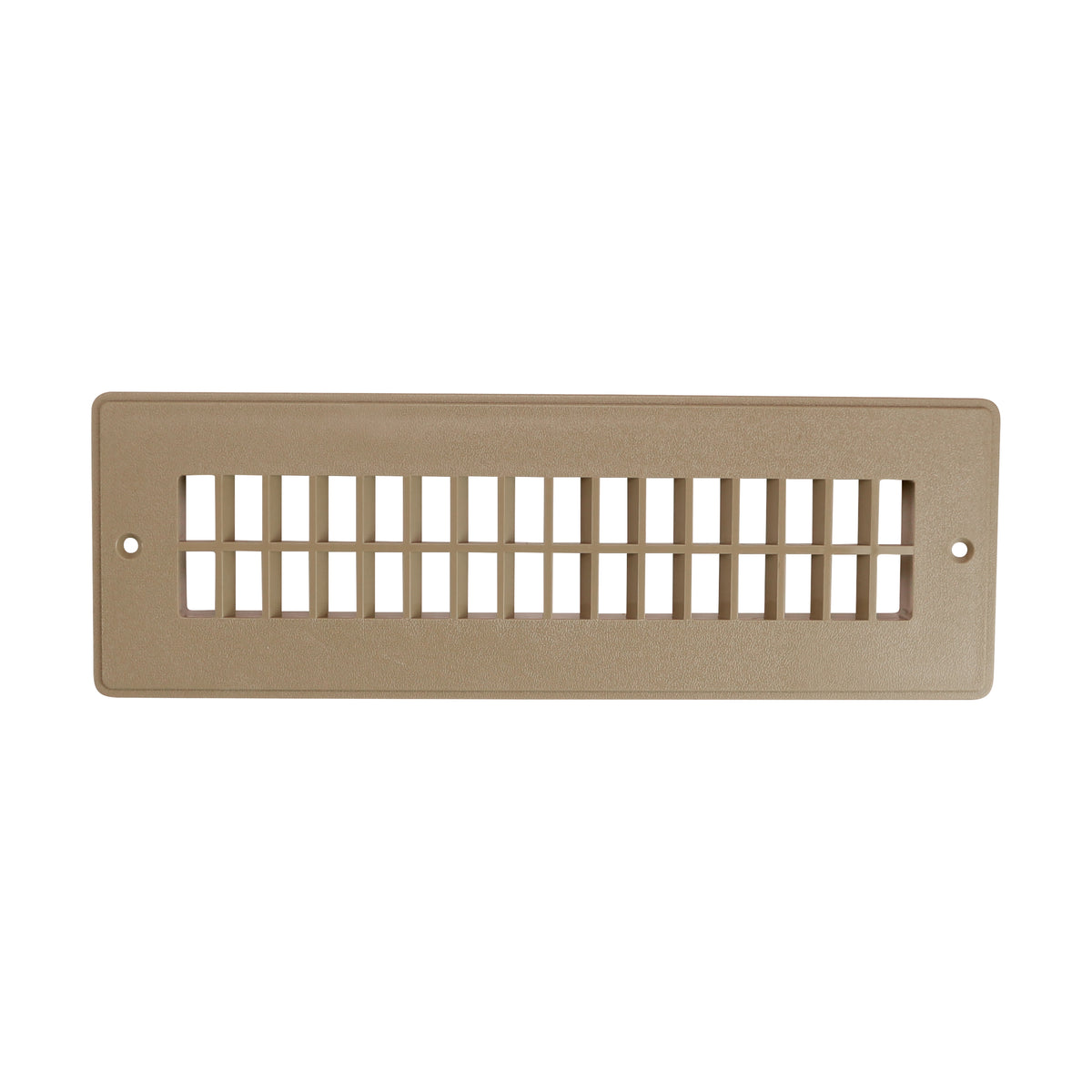 Leisure Coachworks RV Floor Register Uncloseable 10 Inch x 2 Inch (Tan)