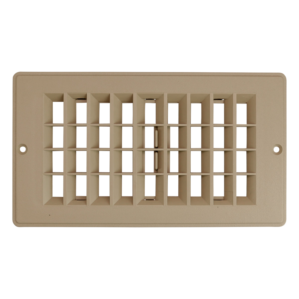 Leisure Coachworks RV Floor Register Dampered 8 Inch x 4 Inch (Tan)