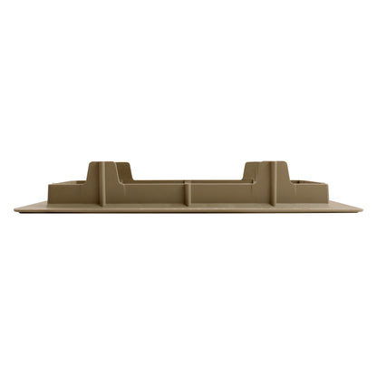 Leisure Coachworks RV Floor Register Dampered 8 Inch x 4 Inch (Tan)
