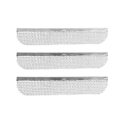Leisure Coachworks RV Bug Screen Kit for Refrigerator Water Heater and Furnace Vent Mesh Screens 6 Piece Set (Metal)