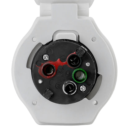 Leisure Cords 50AMP RV Power Inlet Twist Locking LED Indicator NEMA SS2-50P 5 Inch (White)