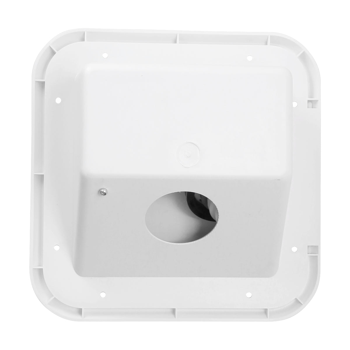 White diesel fuel fill door 9 inch 1/2 x 9 inch 1/2 outside dimension polar white