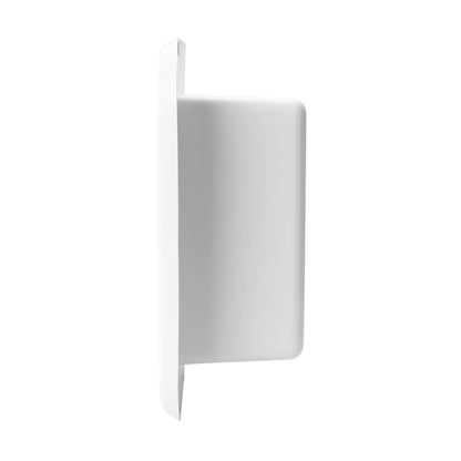 White diesel fuel fill door 9 inch 1/2 x 9 inch 1/2 outside dimension polar white