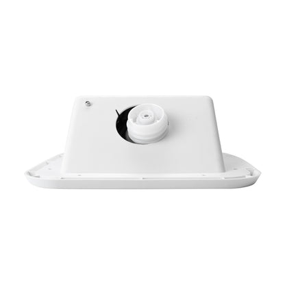 White diesel fuel fill door 9 inch 1/2 x 9 inch 1/2 outside dimension polar white