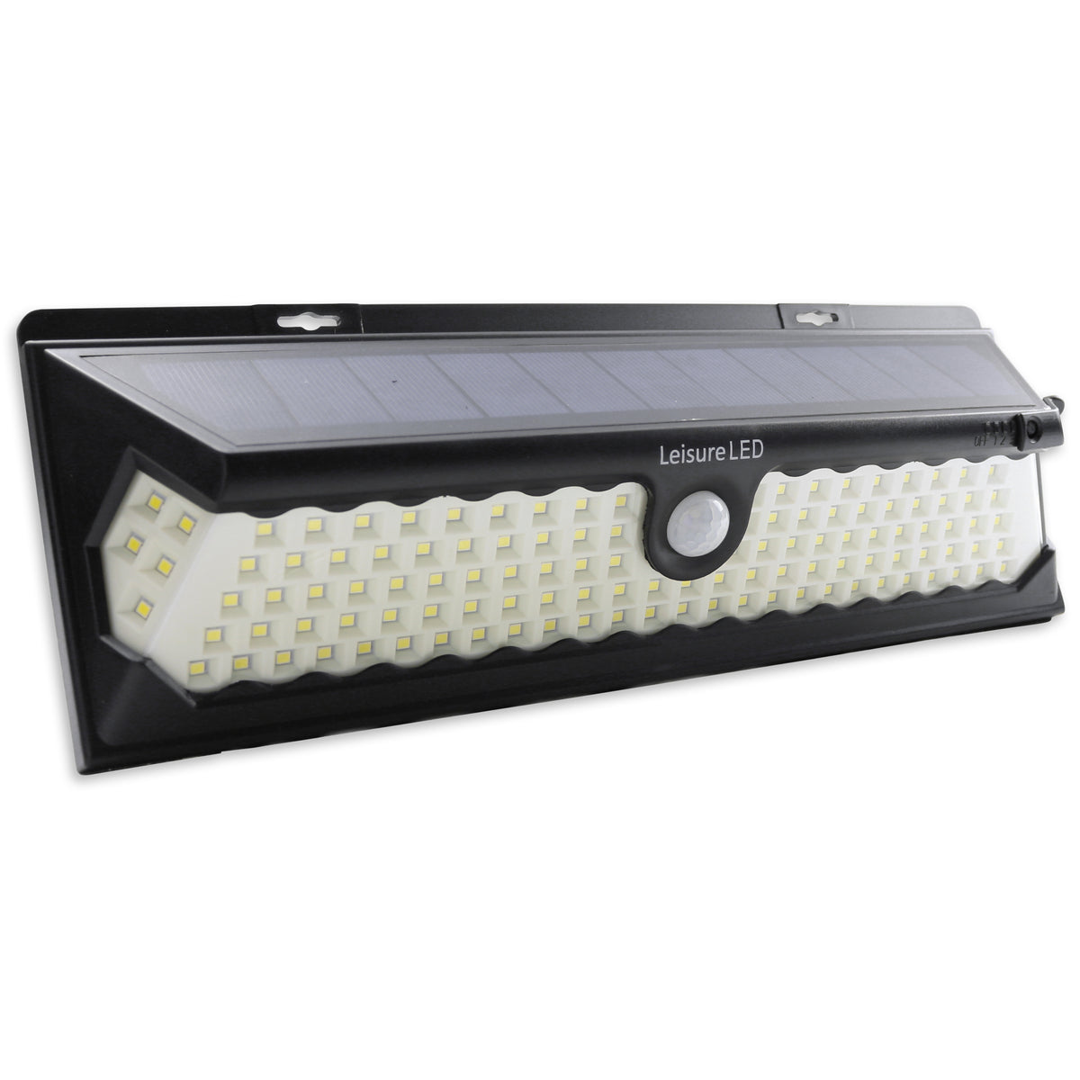 Leisure LED 12V RV Exterior LED Solar Light Cool White with Switch 3 Mode Motion Sensor 120SMD 12 Inch (White)