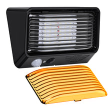 Leisure LED 12V RV Exterior LED Porch Light Cool White with Switch Amber Lens Motion Sensor 6 Inch (White)