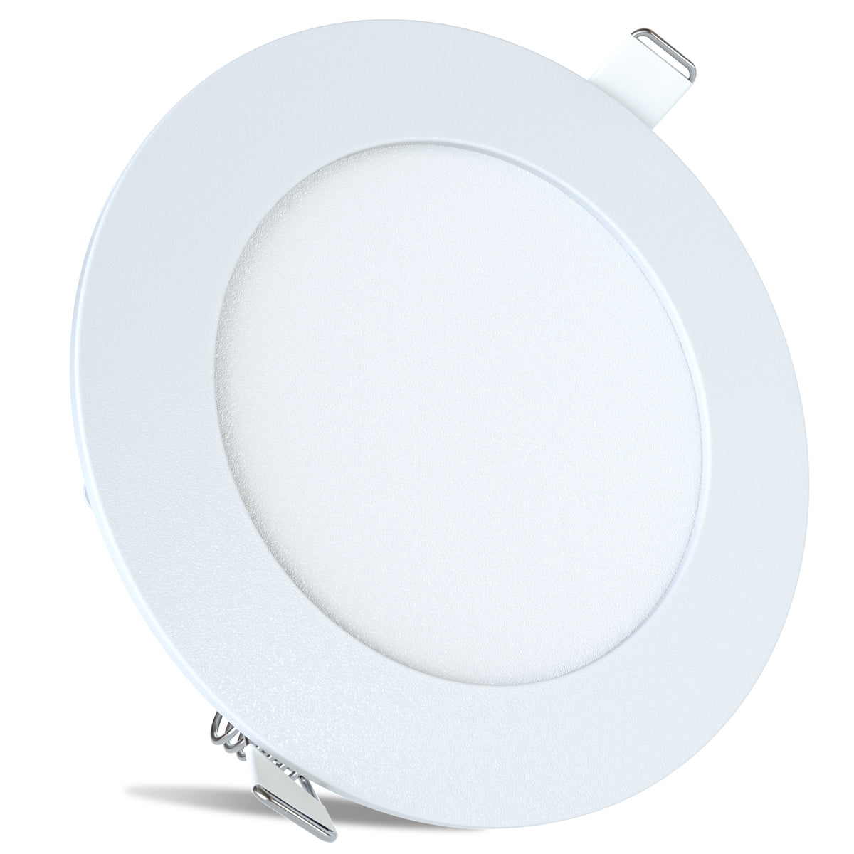 Leisure LED 12V RV Interior LED Recessed Light Cool White with Frosted Lens Aluminum Housing 4.75 Inch (White)
