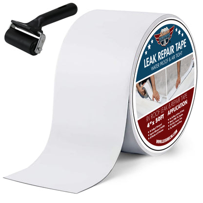 Leisure Coachworks RV Sealant Tape for Water Tight Seal 2 Inch x 10 Feet Roll (White)