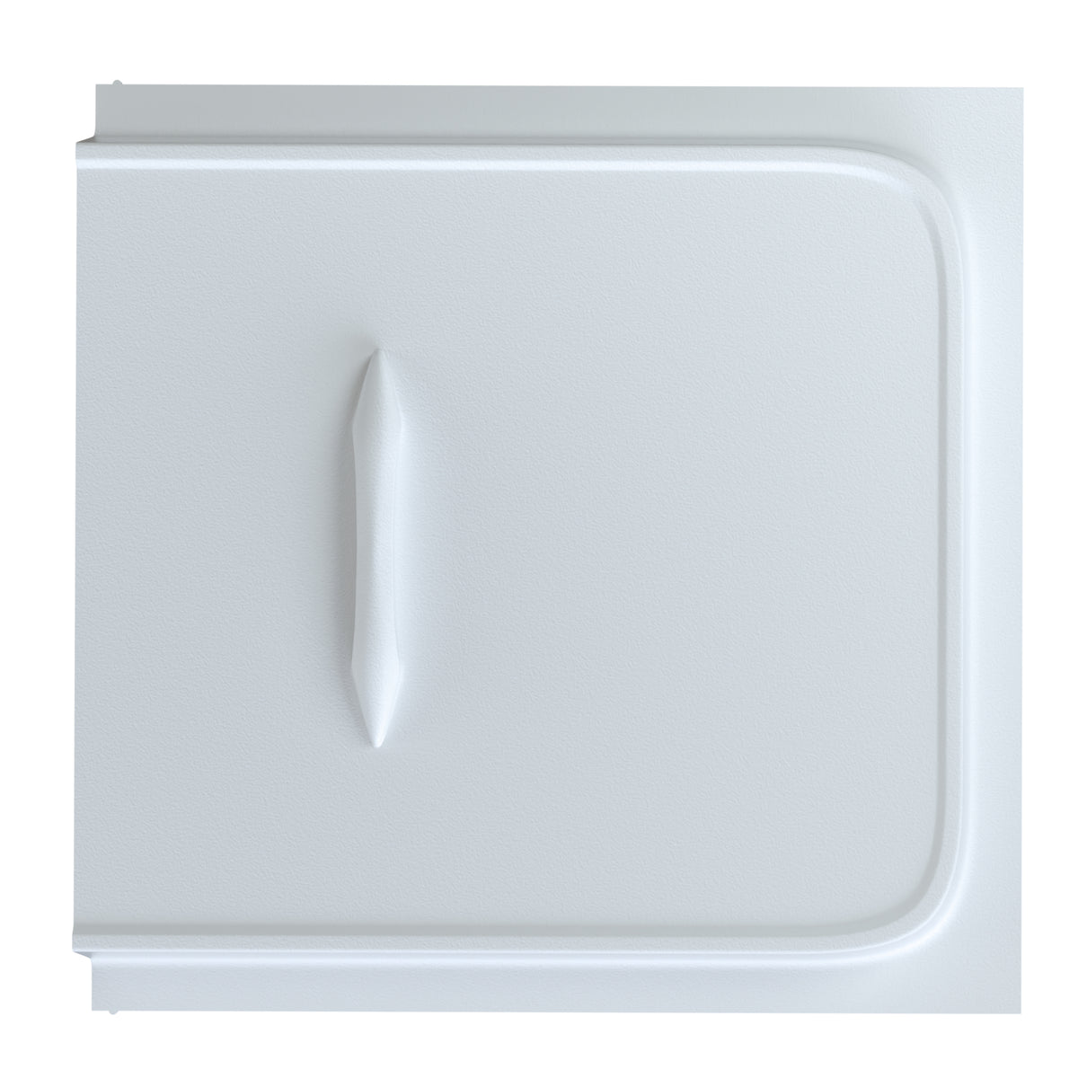 Leisure Coachworks RV Screen Door Slider Panel with Handle 12 Inch x 12 Inch (White)