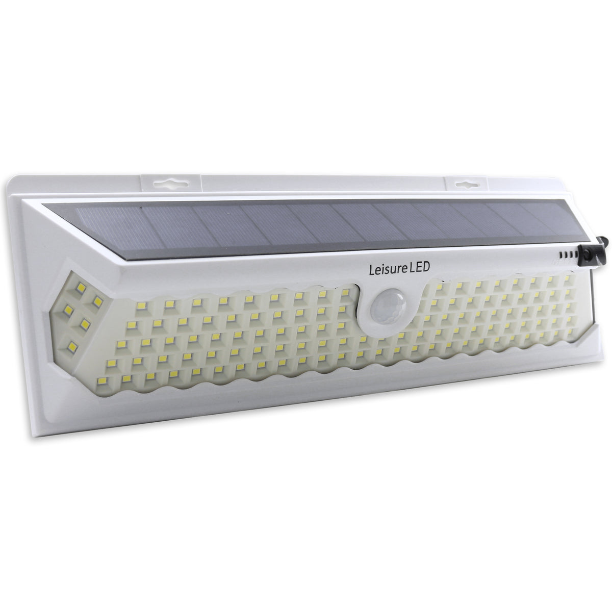 Leisure LED 12V RV Exterior LED Solar Light Cool White with Switch 3 Mode Motion Sensor 120SMD 12 Inch (White)