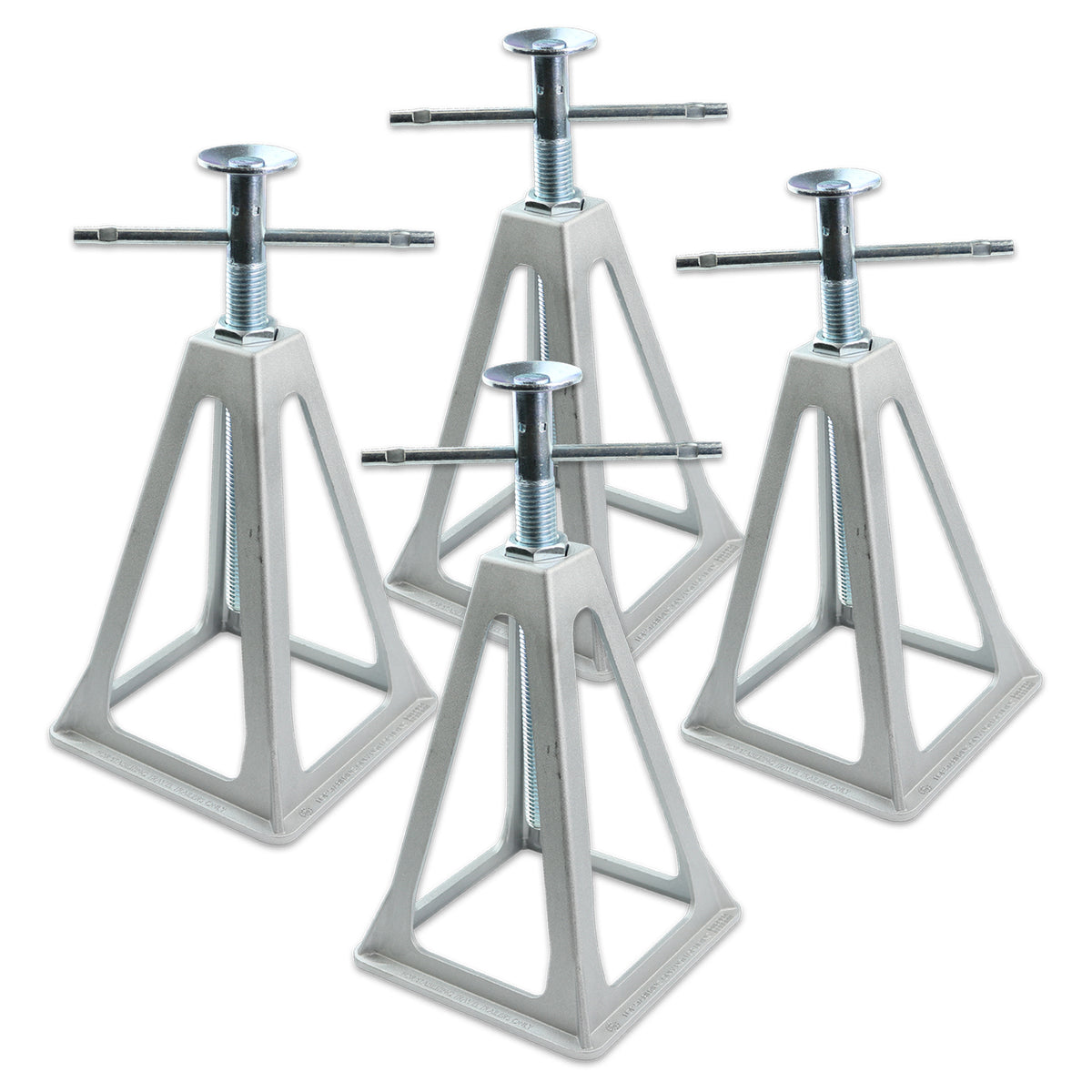 Leisure Coachworks RV Stack Jack Stands Replacement for Olympian Aluminum Stabilizers 7.2 Inch x 6.6 Inch x 10.2 Inch 4 Pack (Metal)