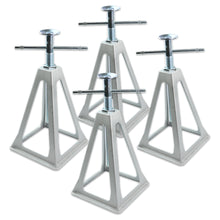 Leisure Coachworks RV Stack Jack Stands Replacement for Olympian Aluminum Stabilizers 7.2 Inch x 6.6 Inch x 10.2 Inch 4 Pack (Metal)