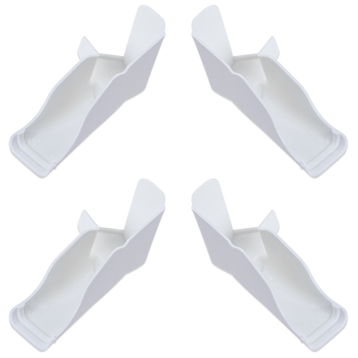 Leisure Coachworks RV Exterior Gutter Spout Extension Kit Replacement for Motorhome Gutter 3.5 Inch (White)