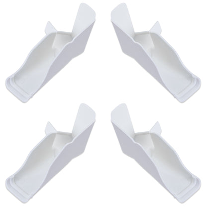 Leisure Coachworks RV Exterior Gutter Spout Extension Kit Replacement for Motorhome Gutter 3.5 Inch (White)