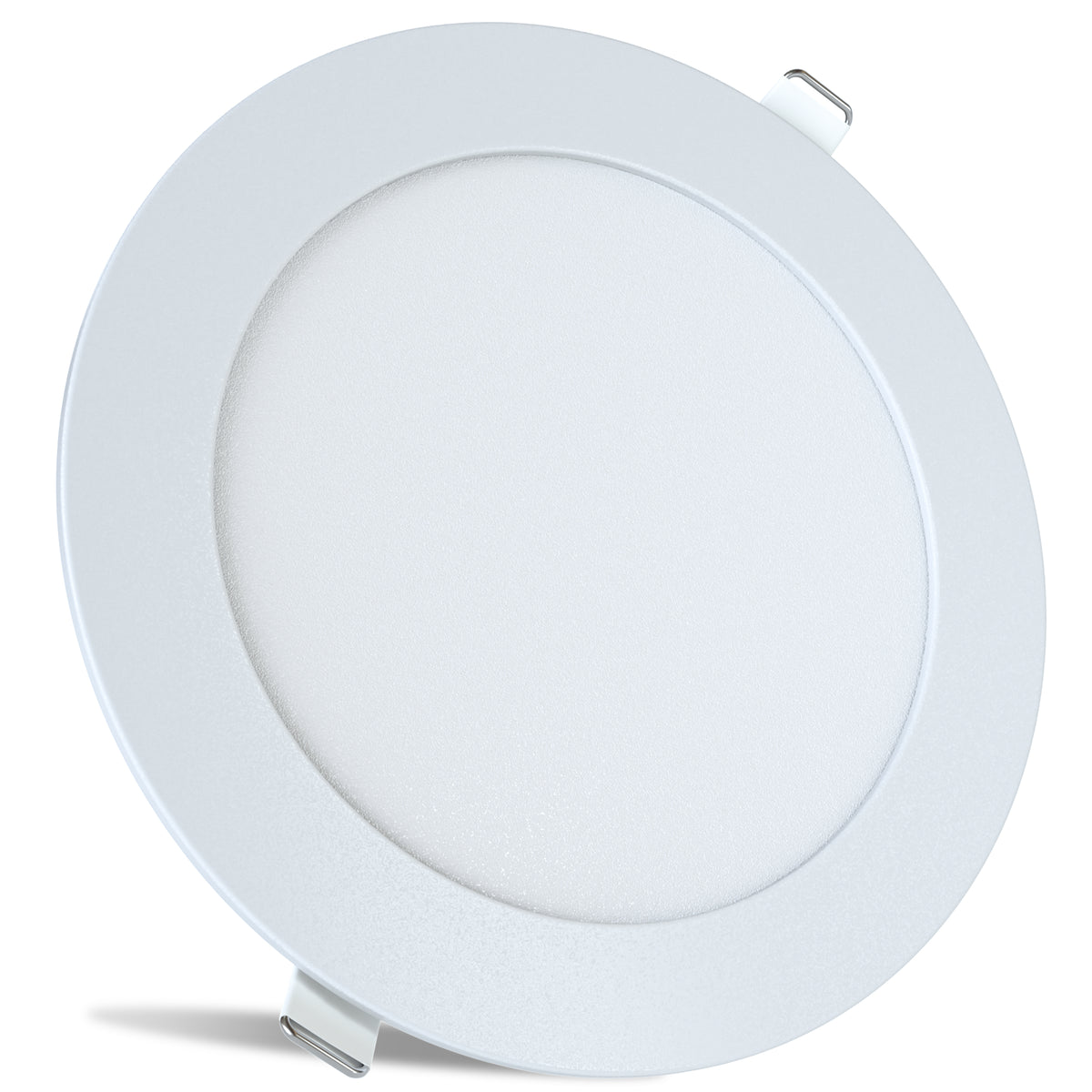 Leisure LED 12V RV Interior LED Recessed Light Cool White with Frosted Lens Aluminum Housing 5.75 Inch (White)
