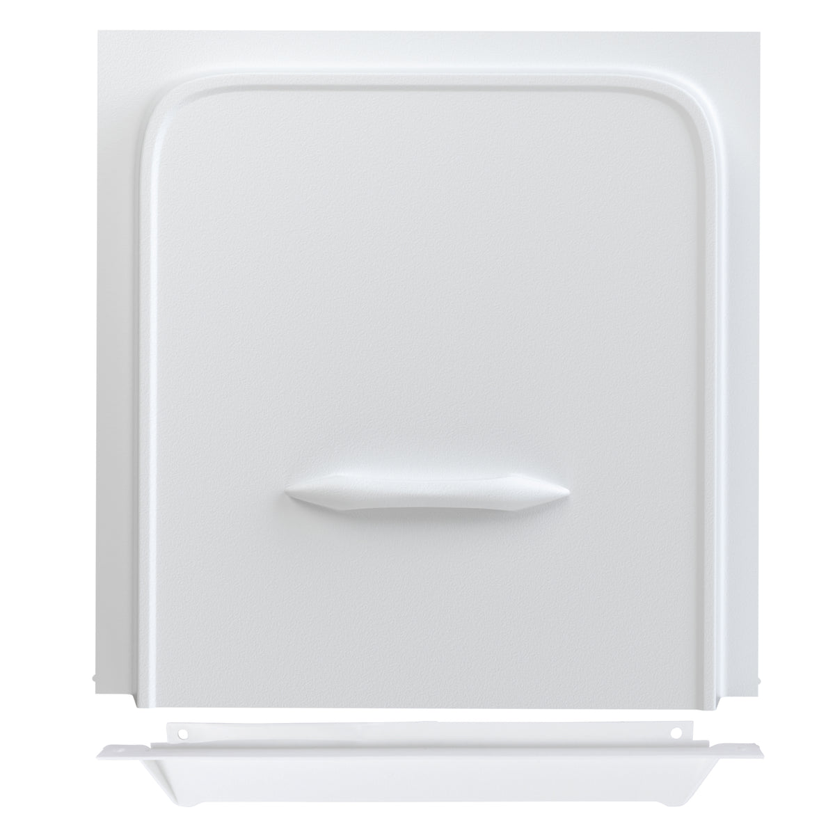Leisure Coachworks RV Screen Door Slider Panel with Handle 12 Inch x 12 Inch (White)