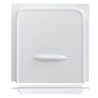 Leisure Coachworks RV Screen Door Slider Panel with Handle 12 Inch x 12 Inch (White)